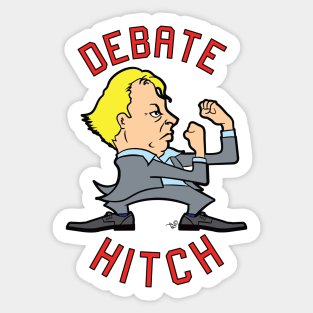 Fighting Hitchslap by Tai's Tees Sticker